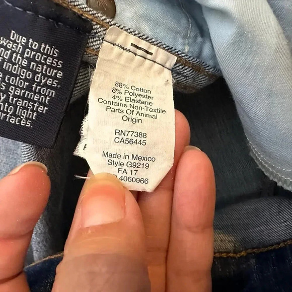 Madewell Size 26 10" High-Rise Skinny Jeans Chewed-Hem Edition Button Fly - Picture 4 of 5